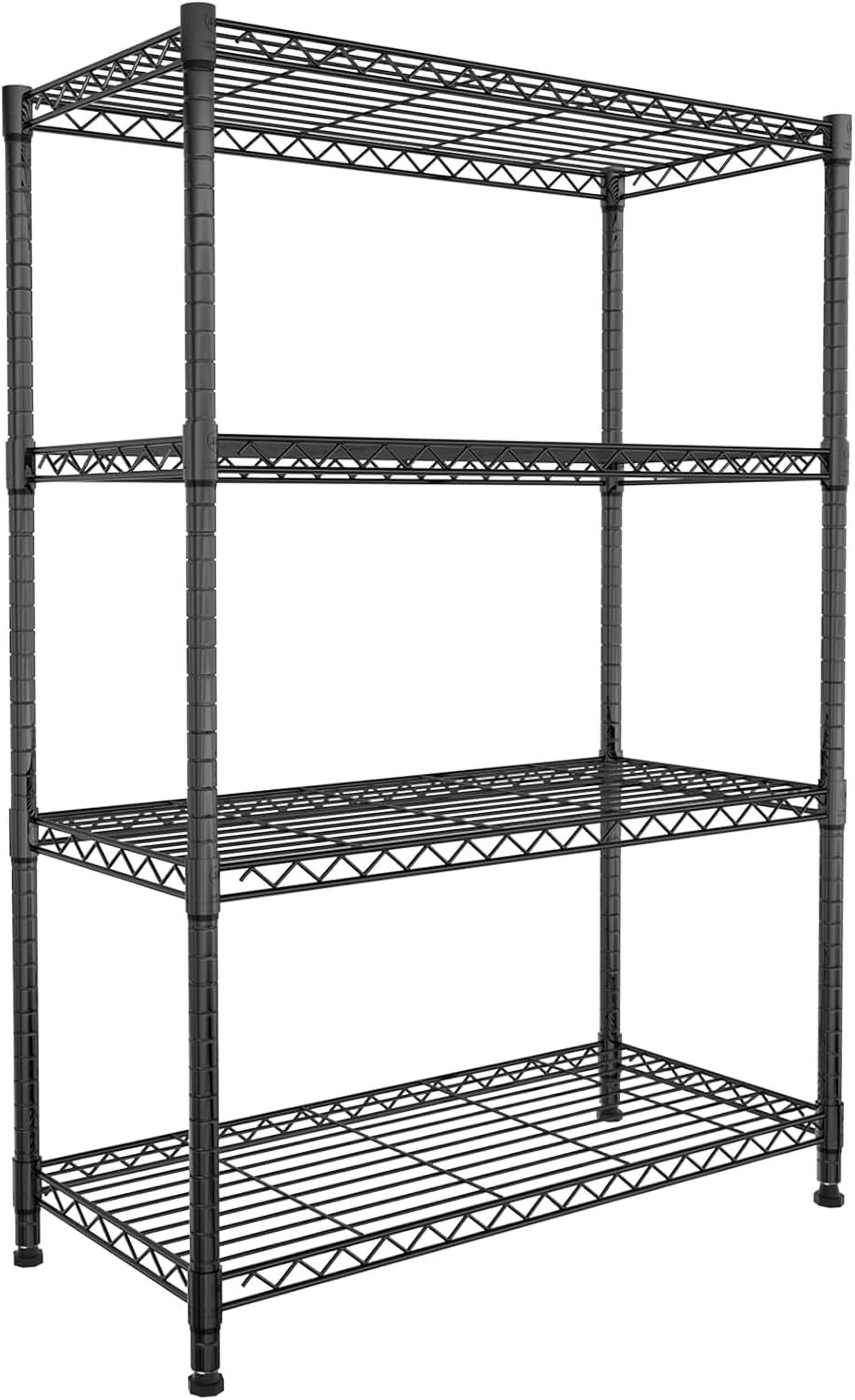 4-Shelf Metal Shelving Rack 36