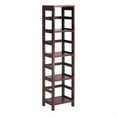 thumbnail image 1 of 4-Shelf Narrow Shelving Unit Bookcase Tower in Espresso, 1 of 1