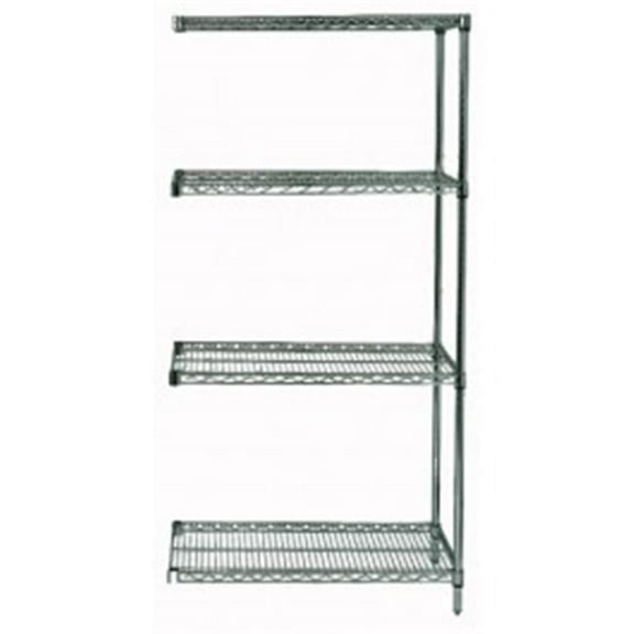 4 Shelf Proform Wire Shelving Add On Unit - 14 x 36 x 54 in.