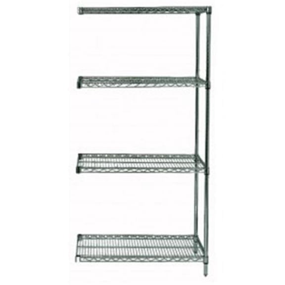 4 Shelf Proform Wire Shelving Add On Unit - 18 x 42 x 54 in.