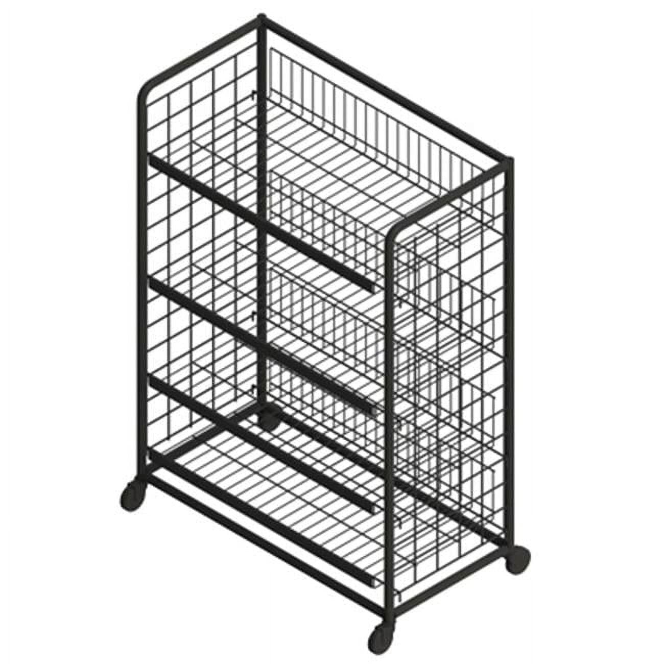 4 Shelf Rolling Mobile Rack - Walmart.com