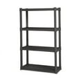 thumbnail image 1 of 4 Shelf Unit, Heavy Duty and Easy to Assemble Plastic Storage Unit, Organize Bins in the Garage, Basement, Attic, Mudroom, Gray, 1-Pack, 1 of 5
