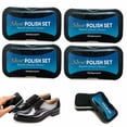 thumbnail image 1 of 4 Shoe Polish Sponges Instant Shine Leather Care Boots Protector Quick Cleaning, 1 of 4