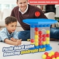 thumbnail image 1 of 4 Shot Bouncing Ball Connect Game Board Game For Adults Family Party Tabletop, 1 of 8
