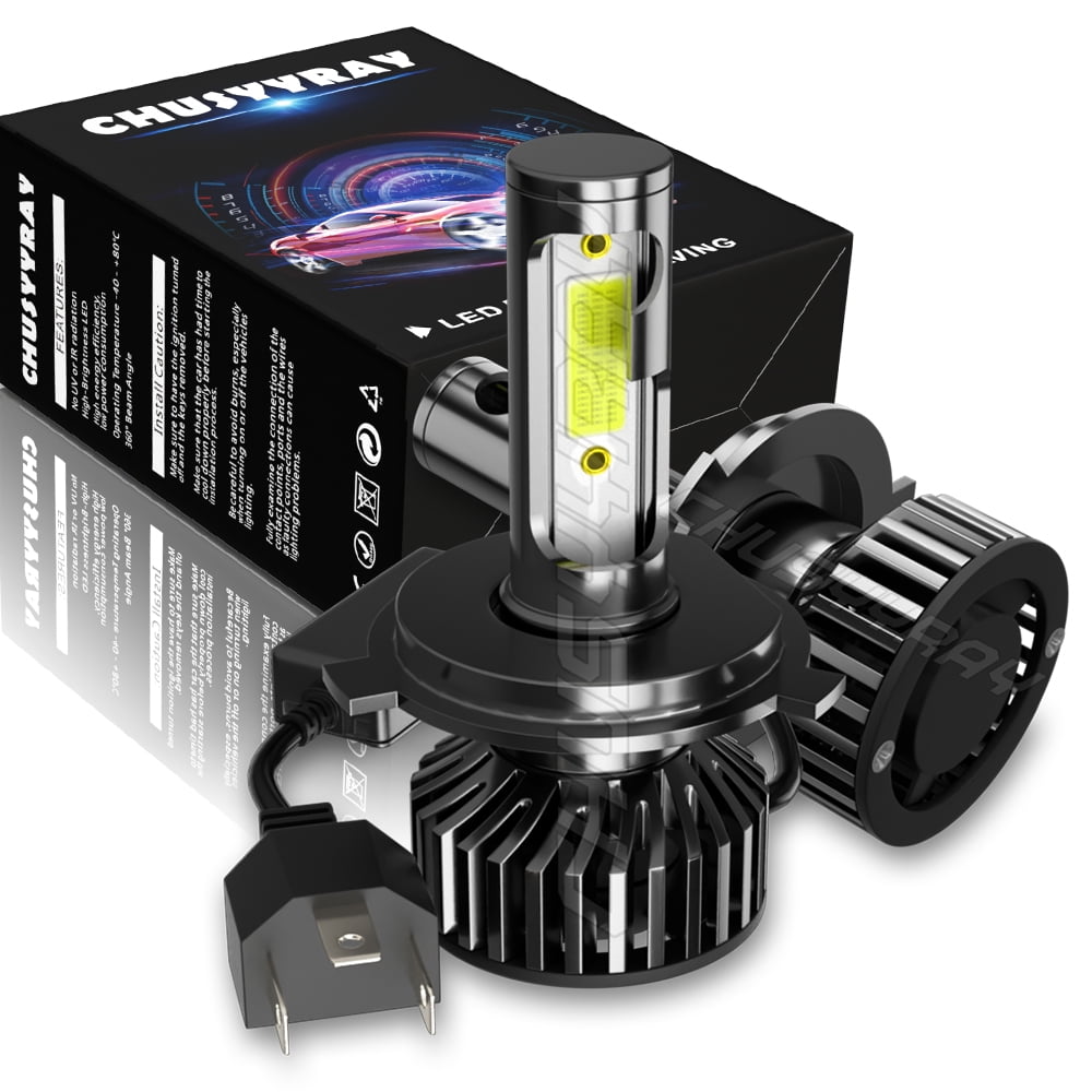 4-Side H4 HB2 9003 LED Headlight Kits High-Low Beam Bulbs 6000K 200W 11000LM