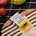 thumbnail image 1 of 4-Sided Mini Stainless Steel Grater for Garlic Ginger Nutmeg Cheese - Compact Multi-Purpose Kitchen Tool - Dishwasher Safe Reusable Grater - Random Color Style, 1 of 9