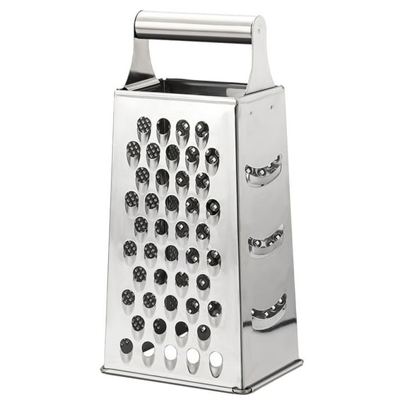 4-Sided Stainless Steel Kitchen Grater Box for Cheese, Vegetables, Ginger