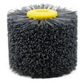 thumbnail image 1 of 4" Silicon Carbide Brush Polishing Wheel for Drill, 400 Grit Wire Buffing Wheel, Surface Cleaning, Rust Removal, Paint Stripping, Deburring, Ideal for Metal and Non-Metal Surfaces, 1 of 5