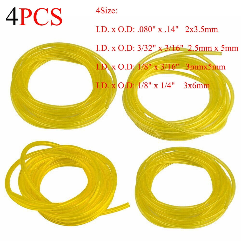4 Size Fuel Line Hose 16 Feet Petrol Tubing Chainsaw Common Weedeater 2