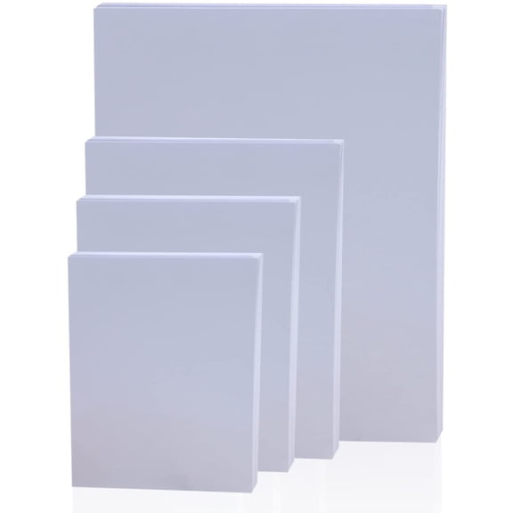 4 Sizes Photo Paper, 200gsm High Glossy White Photographic Paper, Advanced Picture for Inkjet Printer (90 Sheets, 3.5 x 5, 4 x 6, 5 x 7, 8.3 x 11.7 Inch)