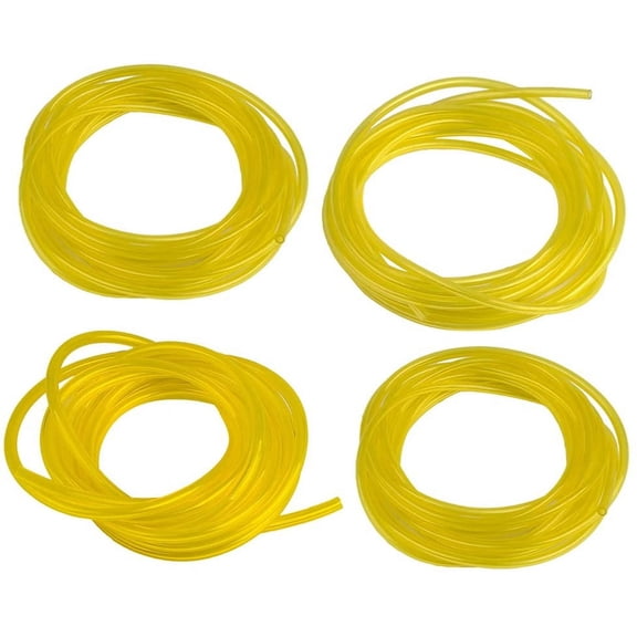4 Sizes Premium Petrol Fuel Line, 4 Feet Long Hose for Poulan, Craftman, Chainsaw, String Trimmer and Blower
