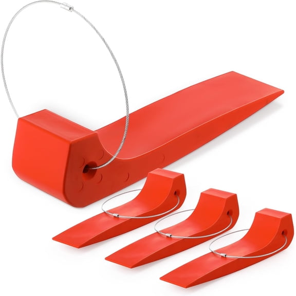 4 Skates for Tow Wrecker, Rollback Carrier Safety, Heavy-Duty Skate Safe Tow Accessories for Hauler, Flat Bed, 4000 lb Working Load Limit(Orange)