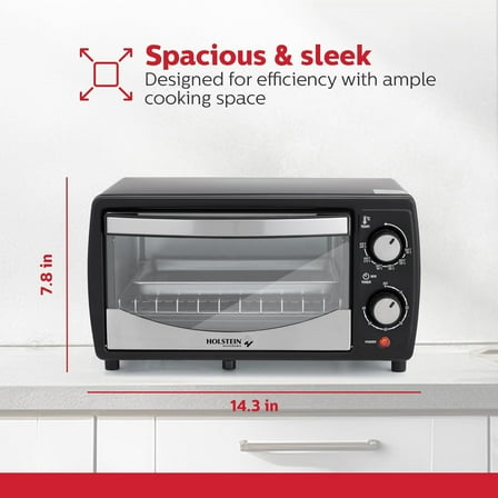 4 Slice Countertop Toaster Oven