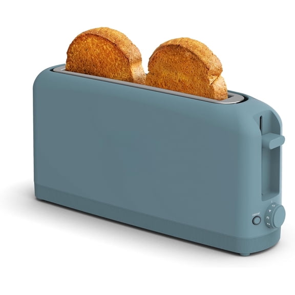 4 Slice Slim Toaster, Fits-anywhere™ Kitchenware, 6 Setting Shade Control with Reheat & Cancel Buttons, Fits Sourdough, 10” Long Slot, Anti Jam & Auto Shutoff, 900 Watt, Oatmilk