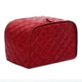 thumbnail image 1 of 4-Slice Toaster Cover Bread Toaster Appliance Dust-proof Cover, Fits Most Standard 4 Slice Toasters, Machine Washable, Red, 1 of 8