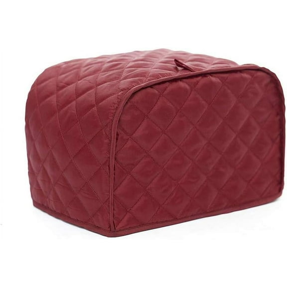 4 Slice Toaster Cover, Kitchen Small Appliance Cover Fingerprint and Greasy Protection, Machine Washable Polyester Toaster Dustproof Cover
