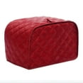 thumbnail image 1 of 4 Slice Toaster Cover,Polyester Fabric Quilted Four Slice Toaster Appliance Dust Proof Cover for Kitchen Small Appliance Dust Cover and Fingerprint Protection,12.5 x 11 x 8.5 Inch, 1 of 4