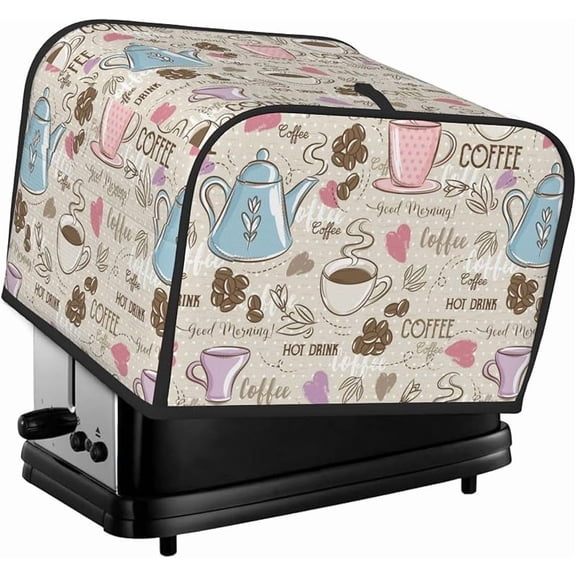 4 Slice Toaster Cover, Waterproof Toaster Dust Cover Bread Maker Protective For Small Kitchen Appliance Dining Room Table Home Decor Gifts