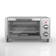 thumbnail image 1 of 4 Slice Toaster Oven with EvenToast Technology, Bake, Broil, Toast, Keep Warm Functions, Silver, 1 of 12