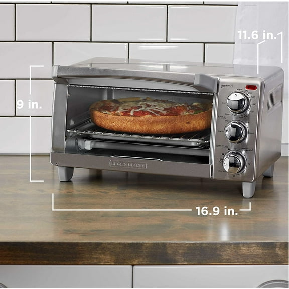 4-Slice Toaster Oven with Natural Convection, Stainless Steel, TO1760SS (TO1760SST-1)