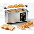 thumbnail image 1 of 4 Slice Toaster Touch Screen Control, FOHERE Long Extra Wide Slots, 6 Bread Types & Shade Settings, 1 of 9