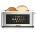 thumbnail image 1 of 4-Slice Toaster with LED Touch Panel - Extra-Wide, Auto Shut-Off, Anti-Jam & Stainless Steel, 1 of 20