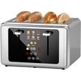thumbnail image 2 of Toaster 2 Slice WUNLY Touch Screen Toaster – 2-Slice, Digital Timer, 6 Bread Types, 6 Shade Settings, Bagel & Defrost Stainless Steel Kitchen Toaster 2 of 11
