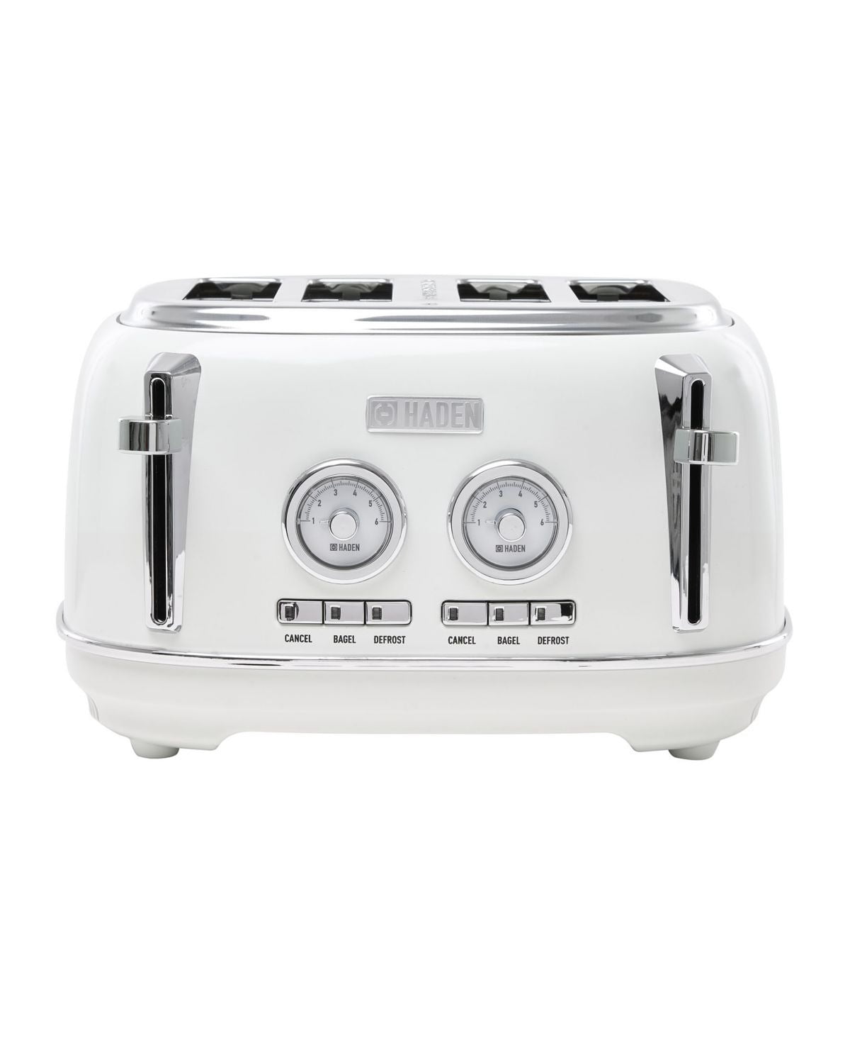 4-Slice Wide Slot Toaster with Defrost, Bagel, and Cancel Functions