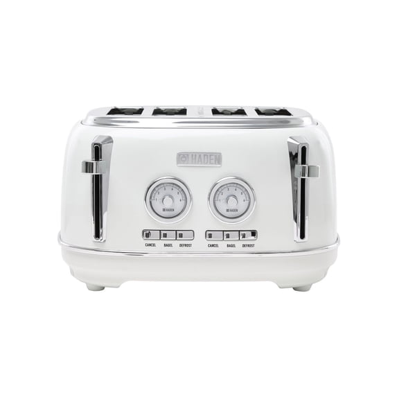 4-Slice Wide Slot Toaster with Defrost, Bagel, and Cancel Functions