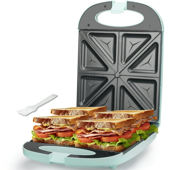 4 Slices of Sandwich Maker, Electric Panini Grill Press, Egg Muffin Sandwich Maker, Pocket Sandwiches & Breakfast, Kitchen Appliance,