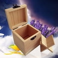 thumbnail image 1 of 4 Slots Mini Solid Wooden Essential Oil Storage Box Container Organizer Gift, 1 of 1