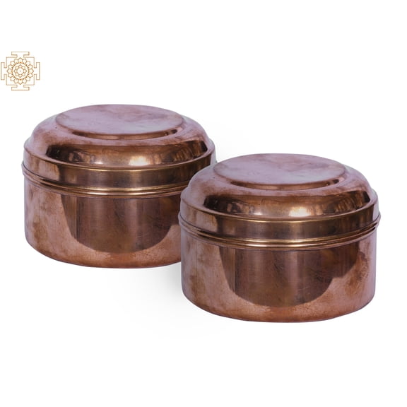 4" Small Copper Box (Price Per Pair)