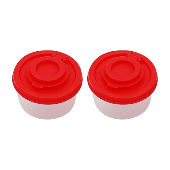 4 Small Mini Shakers Food Grade Transparent with Lids Airtight Suitable for Travel and Outdoor Activities