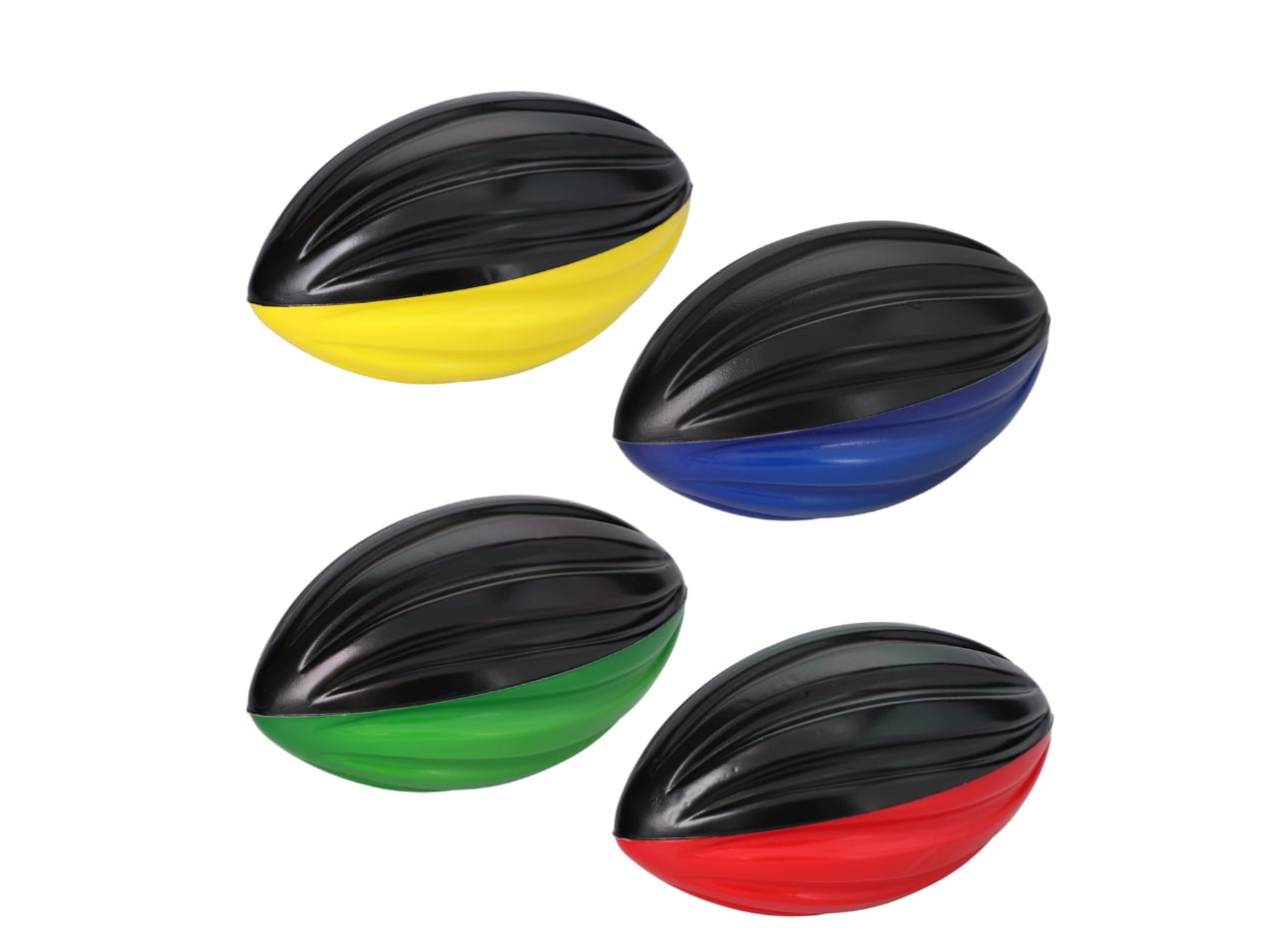 Two-Tone Foam Footballs, 8.66 in.