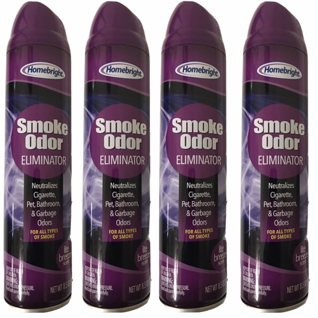 4 Smoke Odor Eliminator, Neutralizes Cigarette, Pets, Bathroom