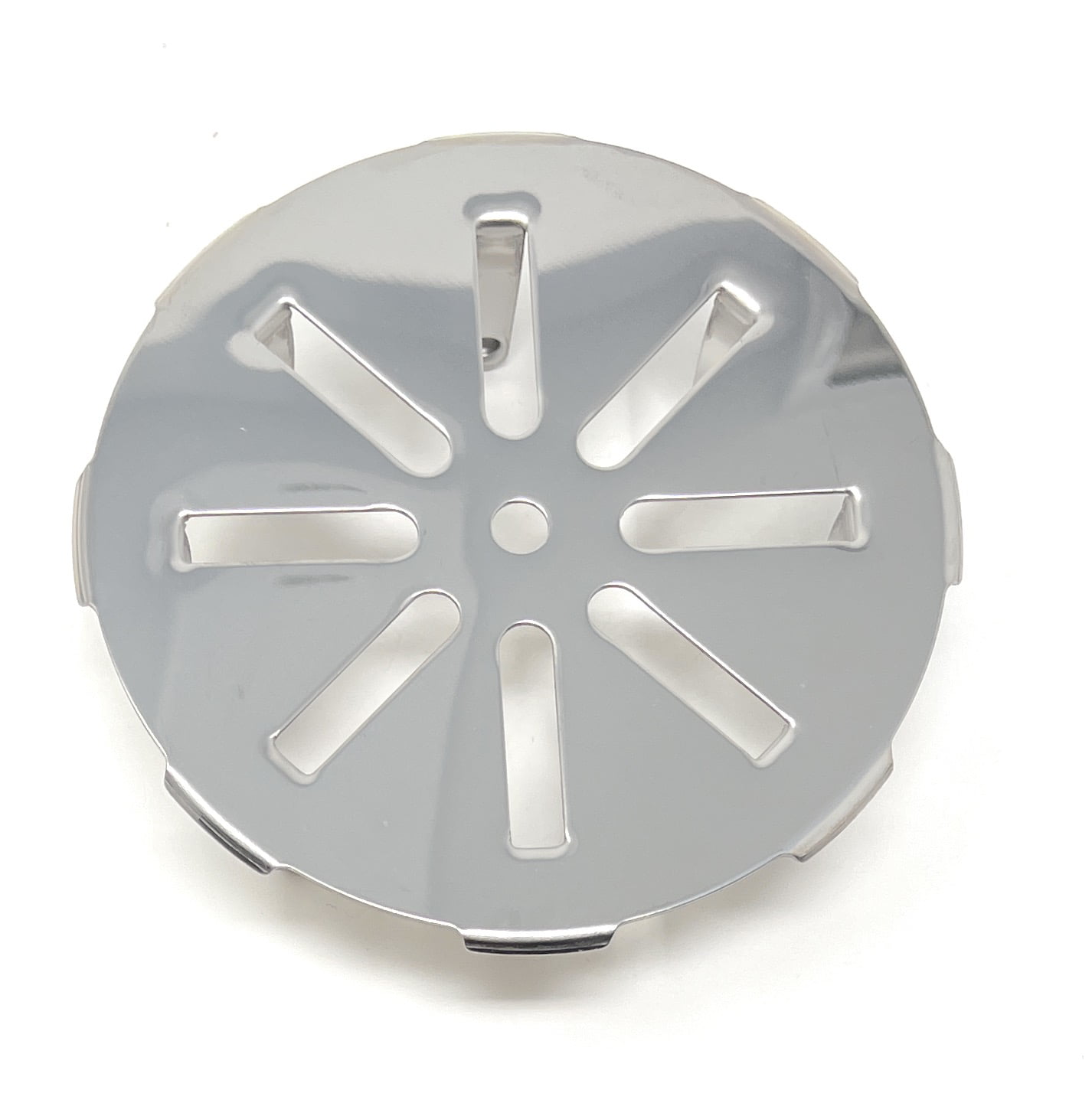 4" Stainless Steel SnapIn Shower Drain Strainer Metal, Grate Cover