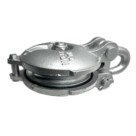 4" Snatch Block Yarding Pulley Block, 3/8 Inch Wire Rope Cable, WLL 3 Ton