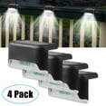 thumbnail image 1 of 4 Solar LED Bright Deck Lights Outdoor Garden Patio Railing Decks Path Lighting, 1 of 8