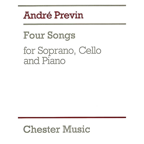 4 Songs: For Soprano, Cello & Piano (Paperback)