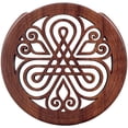 thumbnail image 1 of 4" Soundhole Covers for Feedback Control in Maple or Walnut, 1 of 4