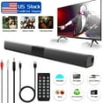 4 Speaker Surround Sound Bar System Wireless Subwoofer TV Home Theater