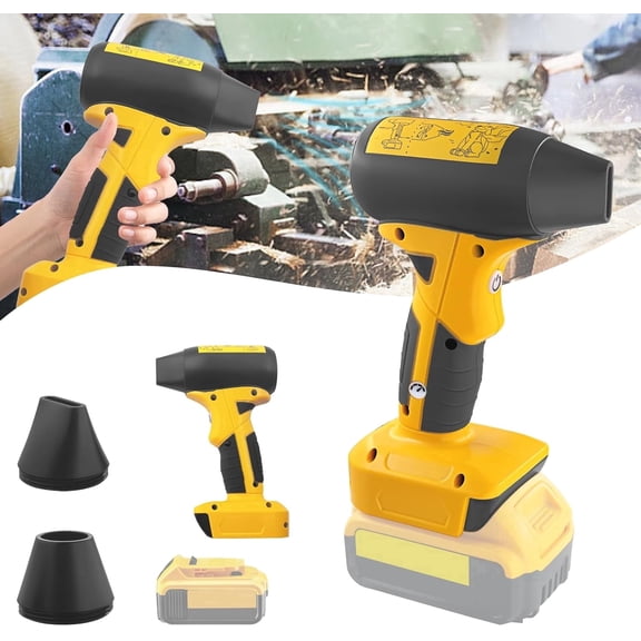 4-Speed Mini Turbo Jet Blower Compatible with Dewalt 20V Max Battery, High-Speed Electric Blower for Car Interior, Yard Leaf Blowing & Workshop Dusting (Battery Not Included)
