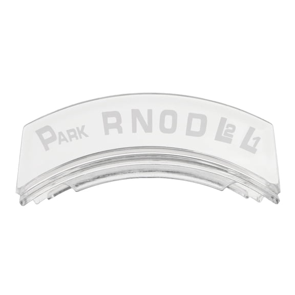 Speedway Motors 4-Speed Indicator Lens for Automatic Transmission Shift Housing, Clear Plastic Replacement Lens for Universal Steering Column Indicator Applications