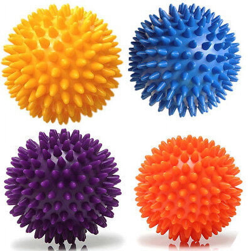 4 Spiky Deep Tissue Massage Ball Plantar Fasciitis Ankle Foot Tight