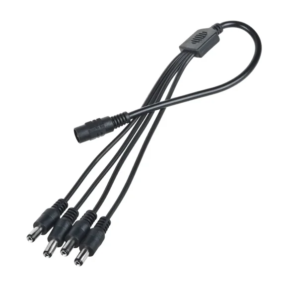 4-Splitter Power Cord Cable For Mc5 Mc8 9Volt Daisy Chain Boss Line 6 Mxr Pedals