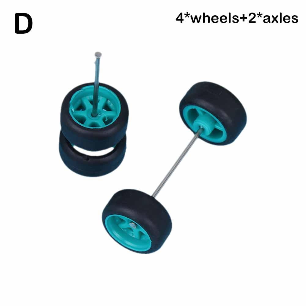 4 Spoke Custom Alloy 1:64 Wheels And Tyres Real Riders x Rubber F7F5 ...