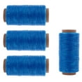 thumbnail image 1 of 4 Spools Leather Sewing Thread 164 Yard Per Spool Waxed Thread Cord Hand Stitching Thread for Leather Sewing Bookbinding, 1 of 9