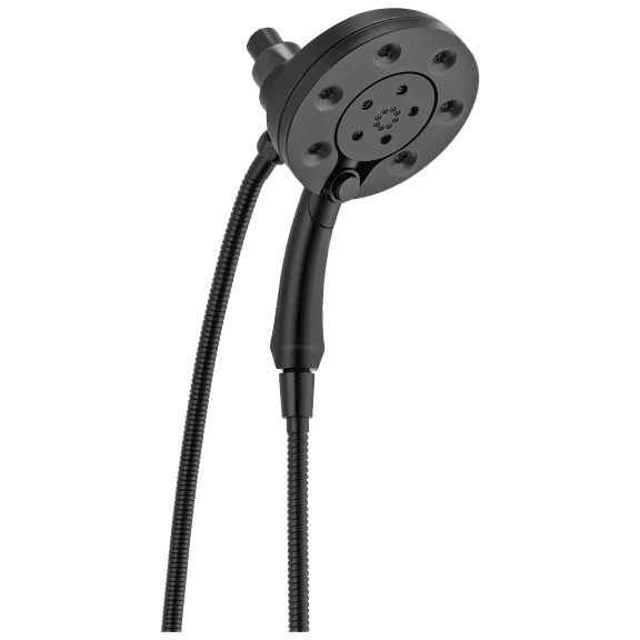 4-Spray H2OkineticÂ® In2itionÂ® Two-in-One Shower in Matte Black 58472-BL