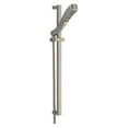 thumbnail image 1 of 4-Spray H2Okinetic® Slide Bar Hand Shower in Stainless 51552-SS, 1 of 15
