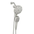 thumbnail interactive-video image 1 of Better Homes & Gardens Magnetic Dual Showerhead Combo, 4-Spray, Satin Nickel, 1 of 13